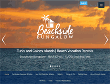 Tablet Screenshot of beachsidebungalow.com